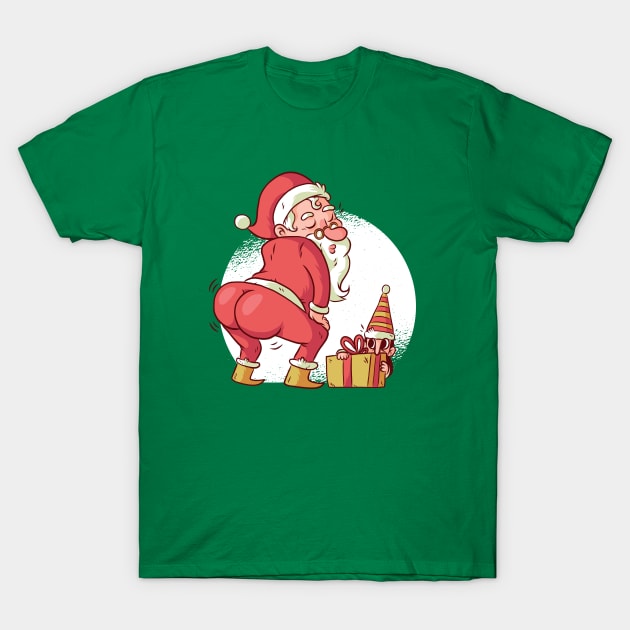 Twerking Santa T-Shirt by otaku_sensei6